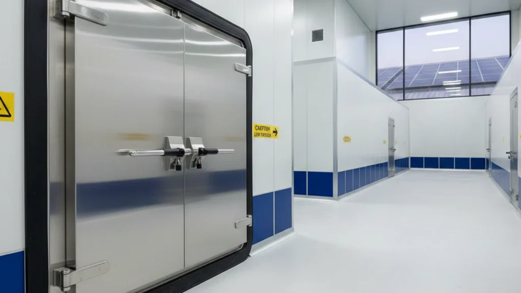 Gas tight door for CA cold storage chamber in India